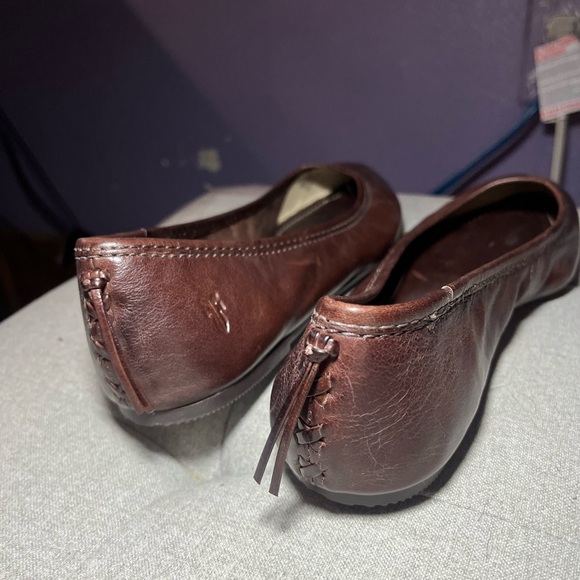 Leather Frye Regina pointed toe flats - Picture 2 of 5